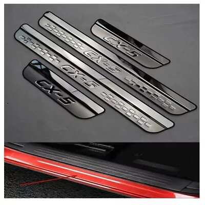 For Mazda CX-5 Accessories Parts Steel Car Door Threshold Strips • $28.49