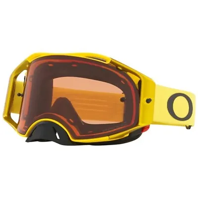 OAKLEY - AIRBRAKE MX PRIZM GOGGLE YELLOW NEW!!!!  Great Price Goggles • $84.99