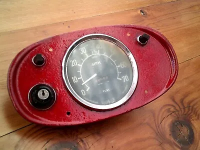 $25.62 • Buy Vintage Car/truck Metal Cluster Clock Instrument