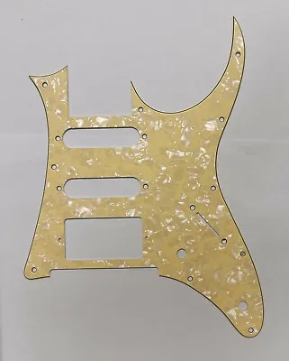 MIJ Ibanez RG350DX Guitar Pickguard SSH Humbucker Scratch Plate Cream Pearl • $9.72