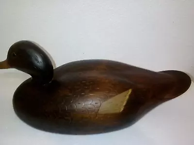  Duck Decoy For Sale Antique Wildfowler Signed Twice Charlie Birdsall  • $1300