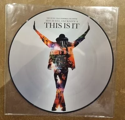 Michael Jackson Lp This Is It Picture Disc **Mega Rare** • £175