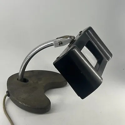 Rare Antique Vintage E.D.L Lens Lite Magnifying Lamp Working • $208.39