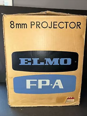 Vintage Elmo 8mm Projector Model FP-A Complete In The Original Box Japan • $40