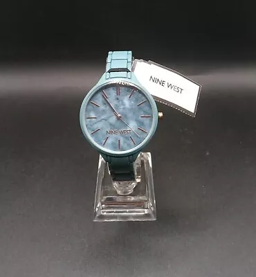 Nine West Turquoise Blue Marble Ladies Watch • $20