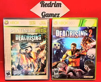 $14.49 • Buy Deadrising 1 2 COMPLETE XBOX 360 Video Games Survival Horror Zombies
