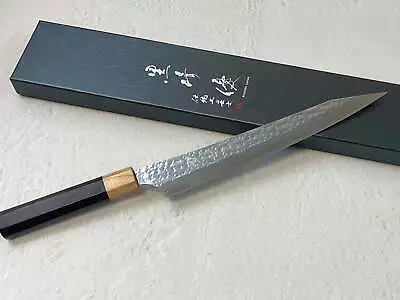Yu Kurosaki R2(SG2) Hammered SENKO-EI WA RS8H Japanese Chef's Suji(Sashimi) 240m • $489