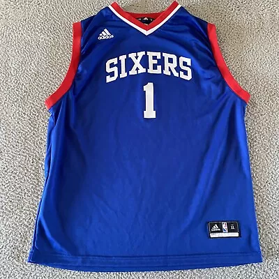 Adidas NBA Jersey Philadelphia 76ers Michael Carter-Williams Red Size Youth XL • $19.54