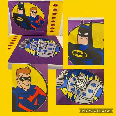 Vtg DC COMICS 1996 Batman Robin Mr Freeze Pillowcase SET 2 Standard 20x31 EUC! • $38.97