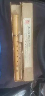 Vintage Moeck Sopranblockflöte Schulblockflöte Soprano Recorder Wood Germany • $39.99