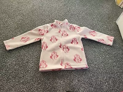 Girls Minnie Mouse Fleece Zip Up Jumper Age 3-4 Years George • £1