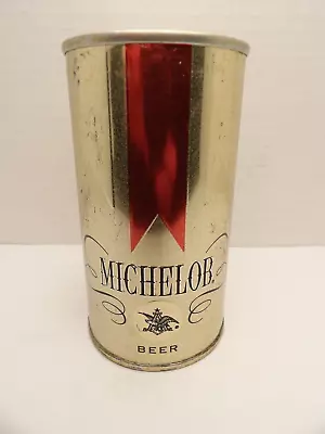 Michelob Embossed Straight Steel Pull Tab Beer Can #93-11 St. Louis Mo. • $8