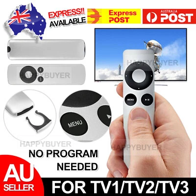 $5.25 • Buy Replacement Universal Infrared Remote Control Compatible For Apple TV1/2/3 AU