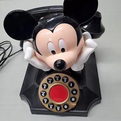 Vintage Telemania Disney Mickey Mouse Desk Telephone • $40