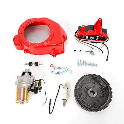 For Honda GX200 6.5HP Electric Start Kit Starter Motor FlyWheel W/ Ring Gear USA • $72