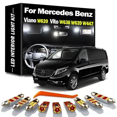 Canbus Car LED Interior Light Kit For Mercedes Benz Viano Vito W638 W639 W447 • $7.36