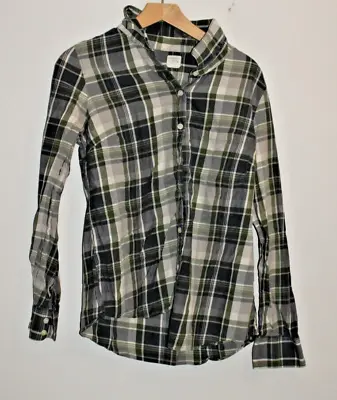 The Perfect Shirt By J. Crew Women's Green Plaid Casual Dress Shirt M 42  Chest • $17.99