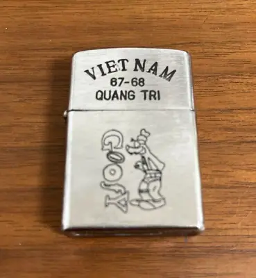 Zippo Lighter Vietnam 67-68 Quang Tri Goofy Used Item No Accessories • $119.99