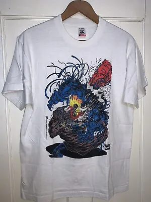 Venom Vintage Marvel Comics 1995  T Shirt. M Fruit Of The Loom. Rare Print • $520