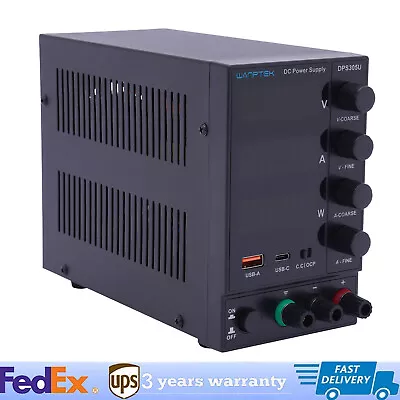 DC Power Supply Variable 30V 5A With 4 Digits Display Course And Fine Adjustment • $61.75