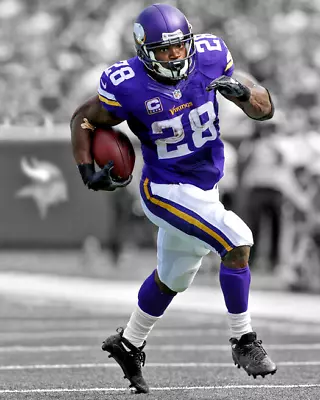 Minnesota Vikings ADRIAN PETERSON Glossy 8x10 Photo Spotlight Print Poster • $5.49