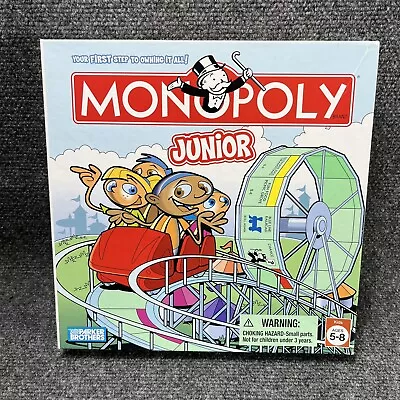Monopoly Junior Board Game Parker Brothers Hasbro 2-4 Players Family Game Night • $11.97