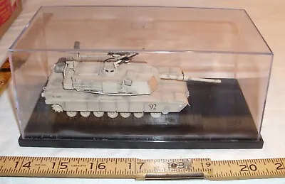 M1a1 Abrams Desert Storm Tank Die Cast Model 1:72 With Display Case • $34.99