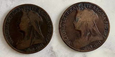 1899 VICTORIAN PENNIES (2 Of) • £5