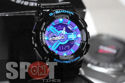 Casio G-Shock Hyper Colors Big Face Watch GA-110HC-1 • $178