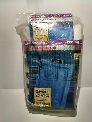 Marineland Emperor  Rite-Size E Cartridges 4-Pack Bio-Wheel 280 And 400 Filters • $16.50