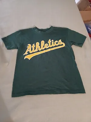 Oakland Athletics A's  Majestic Green T-Shirt Size Youth Small NWOT • $7.59