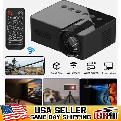 Projector Mini Projector Full HD 1080P Portable Home Theater Video Projector • $31.52