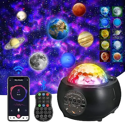 £12.99 • Buy Galaxy Projection Lamp LED Night Light Bluetooth Speaker For Kids Toy Birthday