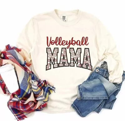 Volleyball Mama Custom Embroidered Sweatshirt/Hoodie • $39