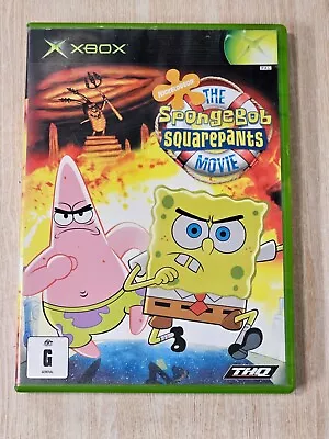 The Spongebob Squarepants Movie - Microsoft Xbox Original Game PAL + Free Post • $14.95