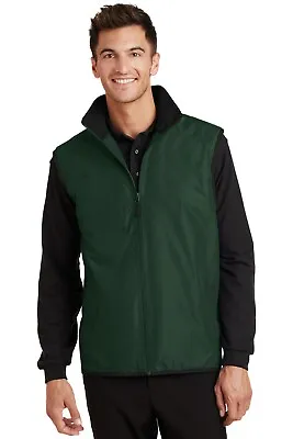 Port Authority Mens Sleeveless Full Zip Challenger Vest With Pockets J355 • $27.41