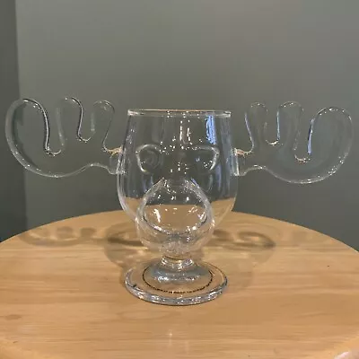 National Lampoon's Christmas Vacation Moose Reindeer Head Glass Mug Cup • $19.99