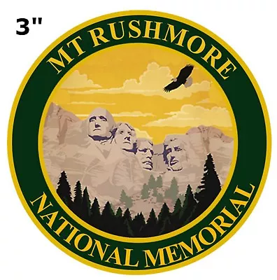 MT. Rushmore National Memorial Patch Embroidered DIY Iron-On Applique Gift • $5.50