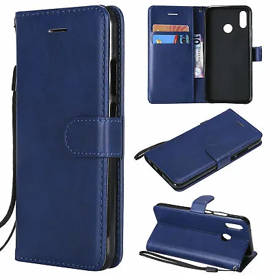 Leather Flip Card Wallet Cover Case For Huawei Y7 Y5 Y9 Prime 2019 Y5P Y6P Y7P • $8.15