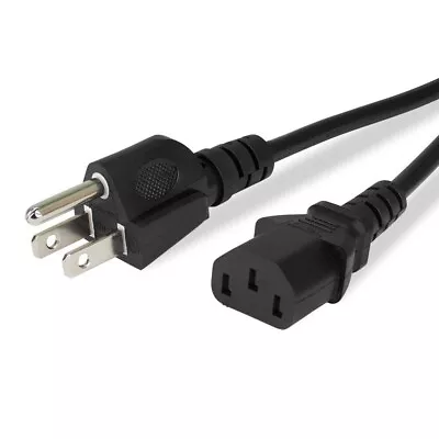 Lot Of AC PowerCord Cable 3 Prong Plug 5FT Standard (PC Computer Monitor Printer • $4.49