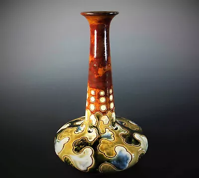 £275 • Buy FINE, EARLY DOULTON LAMBETH HAND INCISED  VASE By FRANK A. BUTLER