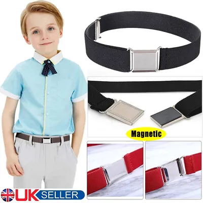 £4.99 • Buy Kids Toddler Belt Elastic Stretch Adjustable Belt For Boys Girls With Buckle UK