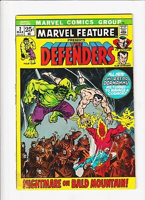 MARVEL FEATURE #2 2nd DEFENDERS Hulk/Dr.Strange/Sub-Mariner • $16
