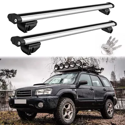 53  Rooftop Rack Rail Crossbars Cargo Luggage Carrier For Volvo XC70 2003-2016 • $139.11