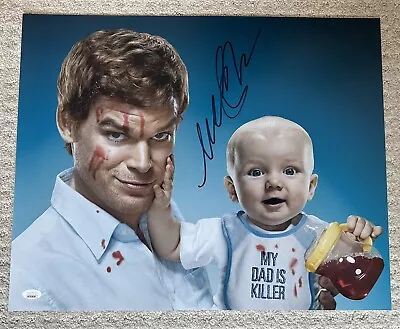 Michael C Hall Dexter Signed 16x20 Autograph Photo. Only JSA Witness Signing!! • $159.99
