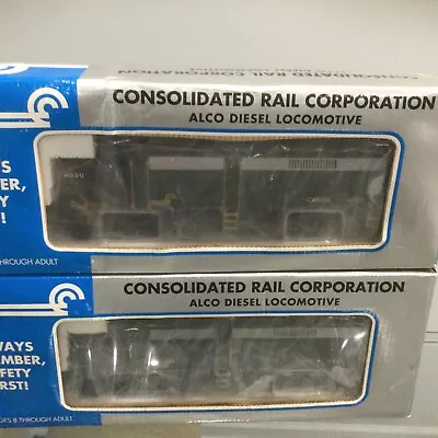 K-Line Trains New Lot Of (2) Alco Diesel Locomotive Conrail K2107 Box Damage • $120