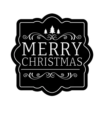 Merry Christmas Vinyl Decal Sticker For Home Cup Mug Glass Car Wall Decor A1331 • $2.99