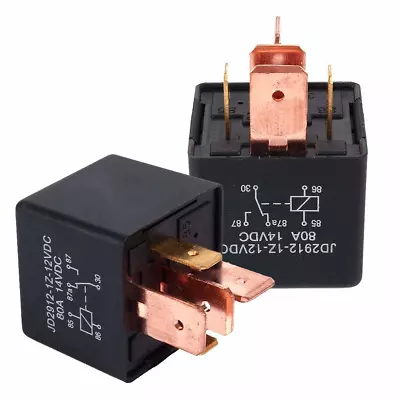 Car Relay 12v 80 AMP 5-Pin SPDT Split Truck Boat Spotlight Changeover Relay 2 P • $13.69