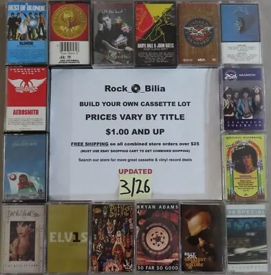 $1 & Up All Greatest Hits Cassettes Buy $25 Get Free Shipping Build Your Lot • $15