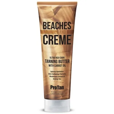 £19.99 • Buy Pro Tan Beaches And Creme Cream Dark Tanning Butter Carrot Oil Sunbed Lotion 